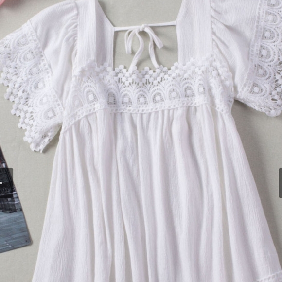 1 2x left💗New boutique white slicing pom pom top - Picture 5 of 16